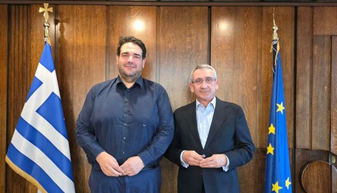 Συνάντηση του Προέδρου της ΕΝΠΕ Γ. Χατζημάρκου με τον Υπουργό Θ. Λιβάνιο για τον νέο Κώδικα Τοπικής Αυτοδιοίκησης