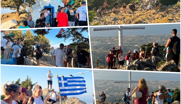 Πλήθος πιστών στο εκκλησάκι του Χριστού (στο Δίκαιο) για την εορτή της Μεταμορφώσεως του Σωτήρος