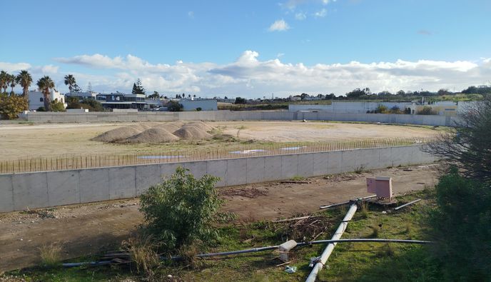 B. Γιαουρδήμος: Ντροπιαστική η εικόνα στο υπό κατασκευή ποδηλατοδρόμιο στο γήπεδο Φιλίνος