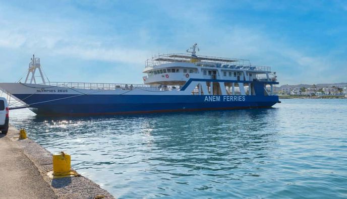 ANEM Ferries: Τροποποιήσεις στα δρομολόγια του “Ολύμπιος Ζεύς” από 25 έως 31 Οκτωβρίου