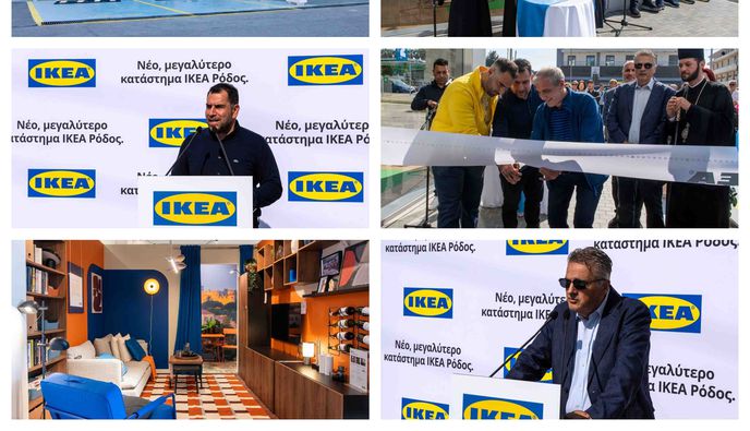 Νέο, μεγαλύτερο κατάστημα IKEA στη Ρόδο: Αναβαθμισμένη εμπειρία αγορών στο νησί