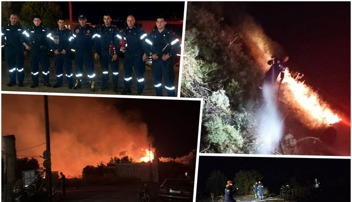 Νέα επικίνδυνη φωτιά τα ξημερώματα στο Πυλί πλησίον κατοικιών - Άμεση κινητοποίηση