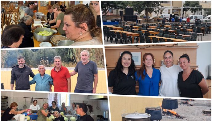 Φωτιά έχουν πάρει τα καζάνια για τα σημερινά χοιροσφάγια του ΑΠΕΛΛΗ στο Πυλί