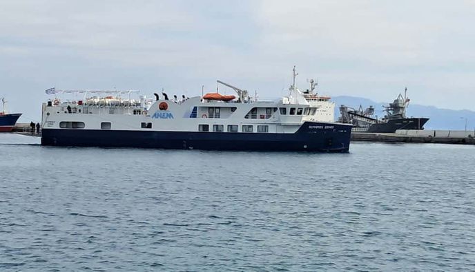 Επέστρεψε το “ΟΛΥΜΠΙΟΣ ΕΡΜΗΣ” μετά την αποκατάσταση ζημιάς – Προσεγγίσεις στο λιμάνι της Κω μέχρι την εκβάθυνση στο Μαστιχάρι