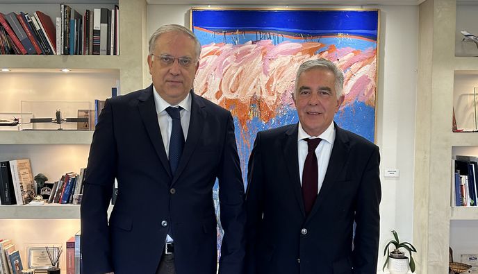 Ο Β. Υψηλάντης: με τον Υπ. Ανάπτυξης Τάκη Θεοδωρικάκο για αναπτυξιακά ζητήματα της Δωδεκανήσου