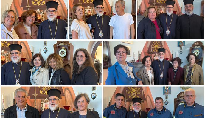 Θερμές ευχές και συγκινητική προσέλευση πιστών για τα ονομαστήριά του Μητροπολίτη κ. Ναθαναήλ