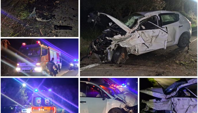 Άγιο είχε συμπολίτης μας – Αυτοκίνητο ξέφυγε από την πορεία του και προσέκρουσε σε δέντρα