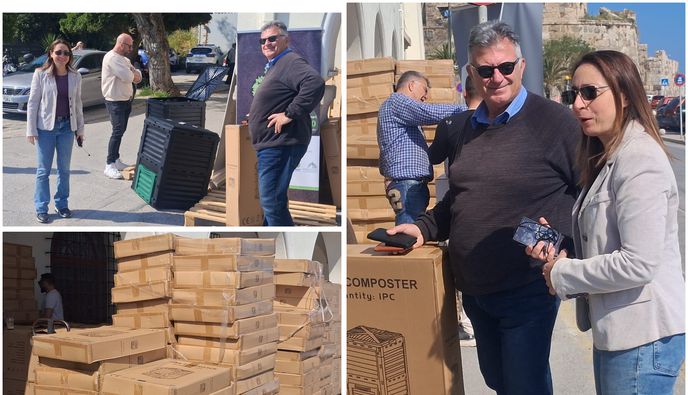 Ξεκίνησε από σήμερα η διανομή κομποστοποιητών στην Κω
