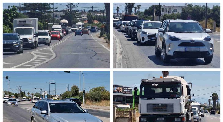 Καθημερινή ταλαιπωρία από το κυκλοφοριακό κομφούζιο στα φανάρια του Συνεταιρισμού