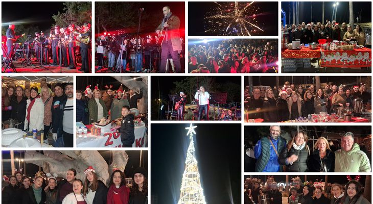 Λαμπερή η φωταγώγηση του Χριστουγεννιάτικου δέντρου στην Κω