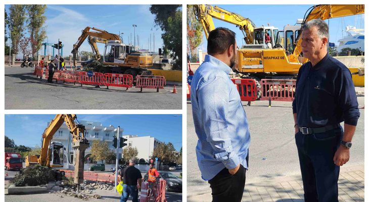 Ξεκίνησαν οι εργασίες για την κατασκευή νέου κόμβου στη Μαρίνα Kω