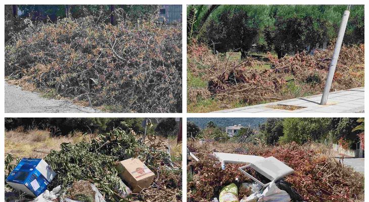 Σε βόμβες έτοιμες να εκραγούν μετατρέπονται τα ακαθάριστα οικόπεδα και τα σκουπίδια στην Κω (vid)