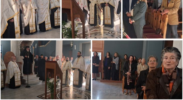 Με λαμπρότητα ο εσπερινός της εορτής του Αγίου Αποστόλου Ναθαναήλ χοροστατούντος του Μητροπολίτη που άγει τα ονομαστήριά του