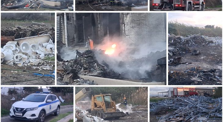 Φωτιά στο Τιγκάκι – Άμεση επέμβαση της Πυροσβεστικής