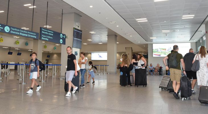 Οριακή αύξηση (0,6%) στην επιβατική κίνηση εξωτερικού τον Ιούλιο για το αεροδρόμιο της Κω
