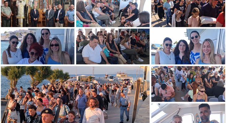Εκατοντάδες πιστοί από την Κω έδωσαν και φέτος το «παρών» στον εορτασμό του Αγίου Νικήτα του Νισυρίου