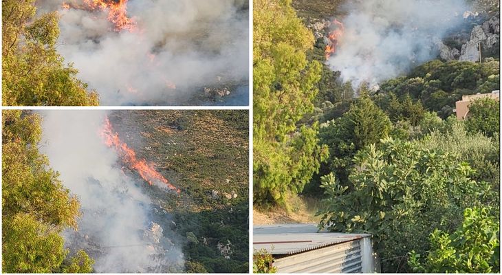 Συμβαίνει τώρα: Μεγάλη φωτιά στο Πυλί