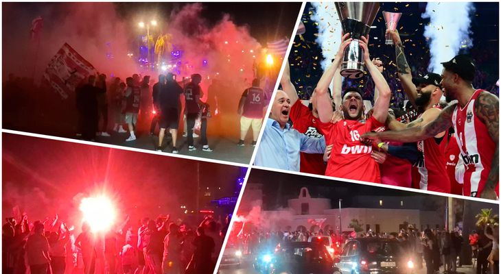 «Κόκκινο» πάρτι και στην Κω για το 4ο ευρωπαϊκό του Ολυμπιακού