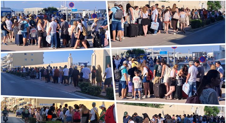 Απίστευτη ταλαιπωρία στη Σένγκεν Κω: Μεγάλες ουρές για εκατοντάδες επισκέπτες