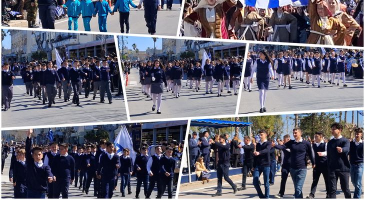 Με εθνική υπερηφάνεια η παρέλαση της 7ης Μαρτίου στην πόλη της Κω