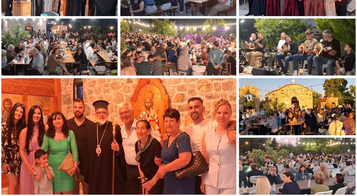 Με μεγάλη προσέλευση ο εορτασμός του Οσίου Δαυίδ στην Αντιμάχεια