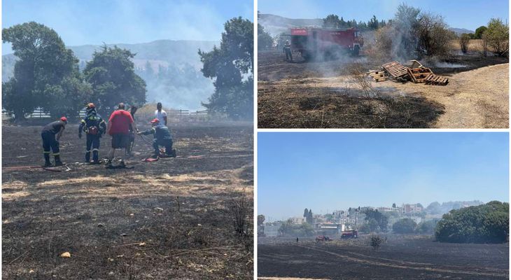 Mεγάλη κινητοποίηση για φωτιά στο Ψαλίδι - Τέθηκε άμεσα υπό έλεγχο χάρη στις συντονισμένες ενέργειες