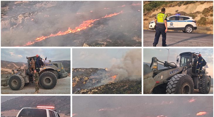 Συμβαίνει τώρα: Μεγάλη φωτιά στο Πυλί