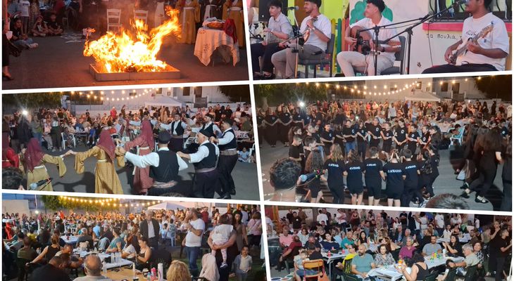 Οι φωτιές του Κλήδονα άναψαν ξανά στο Αμανιού, από τον ΑΠΕΛΛΗ, συγκεντρώνοντας πλήθος κόσμου