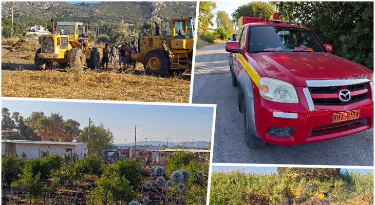 Μεγάλη κινητοποίηση για φωτιά στο Πυλί- Τέθηκε υπό έλεγχο 