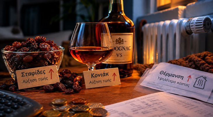 "Φωτιά" οι τιμές σε καύσιμα και πετρέλαιο θέρμανσης: Με κονιάκ & σταφίδες θα βγει ο Χειμώνας...