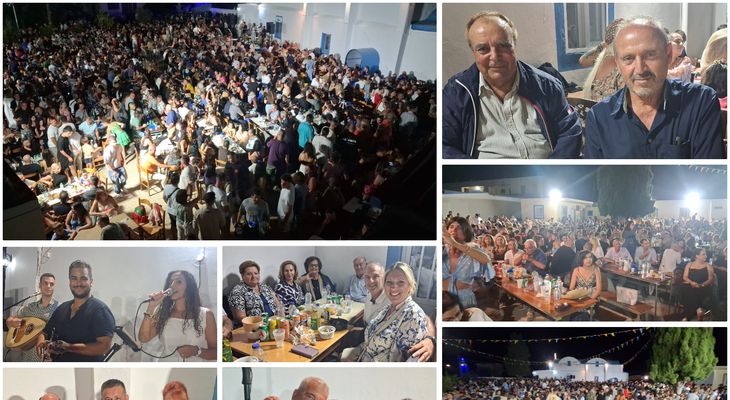 Με πλήθος κόσμου και πολύ κέφι το πανηγύρι της Παναγιάς στην Αντιμάχεια
