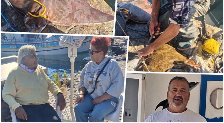 Πρωινή ψαριά με σαλάχια από τον κ. Π. Μητσάτσο: «Εξαφανίστηκαν τα ψάρια λόγω λαγοκέφαλου» φωνάζουν οι ψαράδες