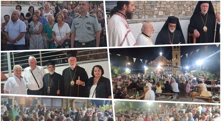 Με μεγάλη προσέλευση το πανηγύρι του Αγίου Κοσμά του Αιτωλού στο Πλατάνι 