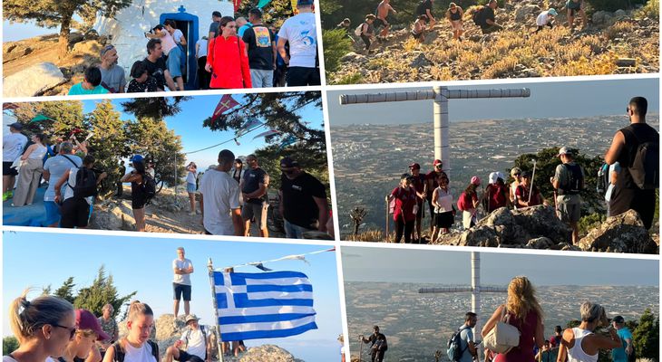Πλήθος πιστών στο εκκλησάκι του Χριστού (στο Δίκαιο) για την εορτή της Μεταμορφώσεως του Σωτήρος