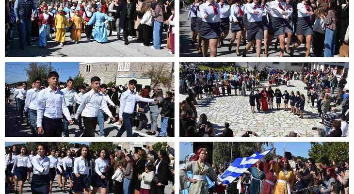 Mε λαμπρότητα η παρέλαση της 7ης Μαρτίου στην Ευαγγελίστρια Ασφενδιού