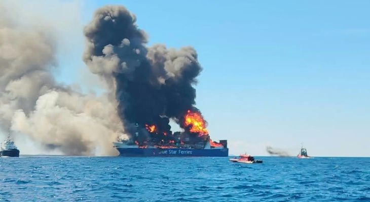 Κάηκε αθλητικός εξοπλισμός του Δήμου Κω στο «Blue Carrier 2» – Αναμένεται η άμεση αντικατάστασή του