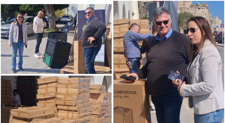 Ξεκίνησε από σήμερα η διανομή κομποστοποιητών στην Κω