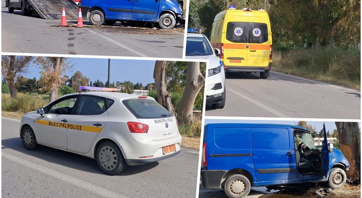 Θανατηφόρο τροχαίο στο Ψαλίδι: Κλούβα προσέκρουσε σε δέντρο – Νεκρός ο οδηγός