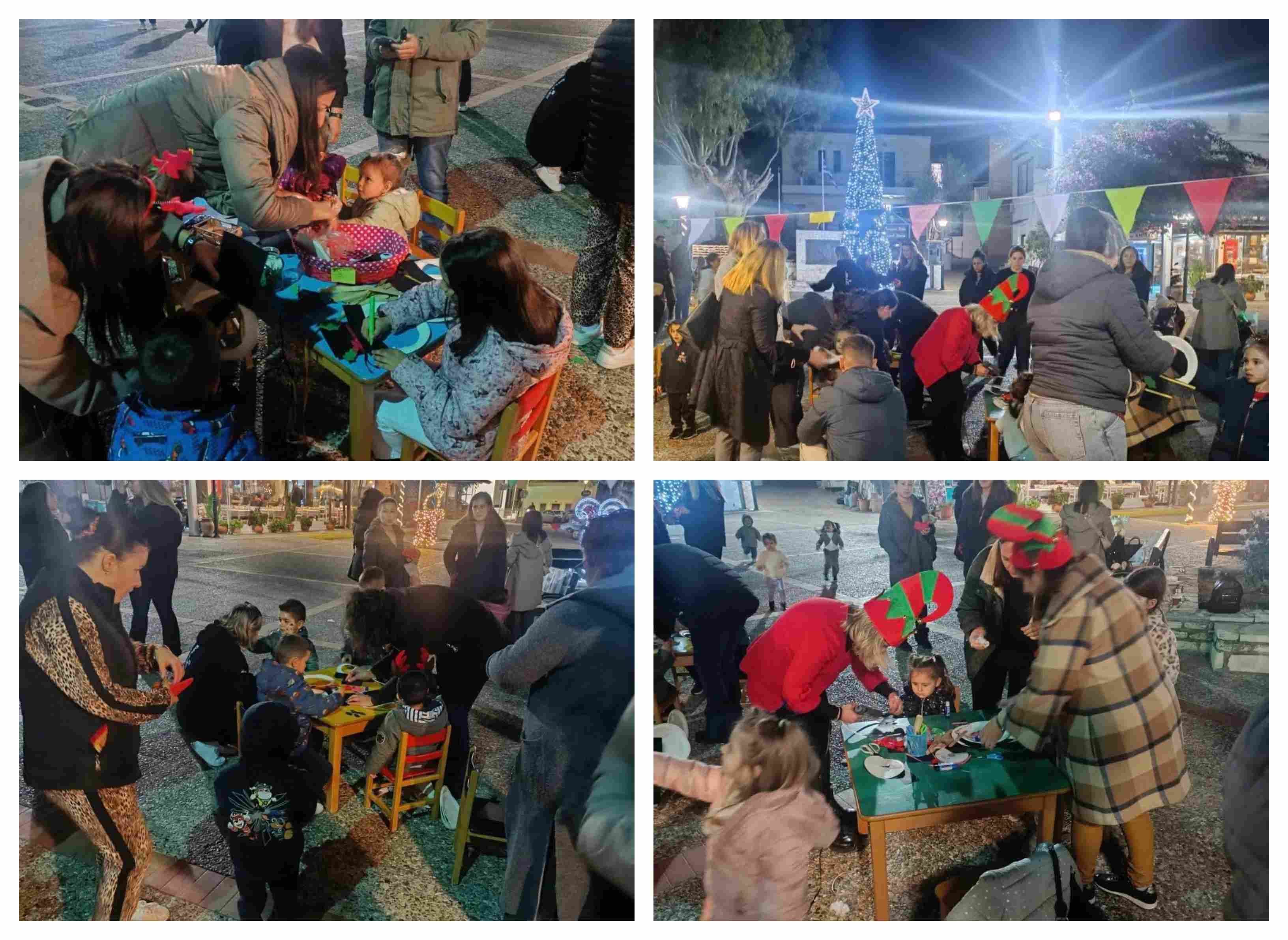 Γέμισε χαρούμενες  παιδικές φωνές η πλατεία Πυλίου στη Χριστουγεννιάτικη εκδήλωση από το βρεφονηπιακό σταθμό Πυλίου