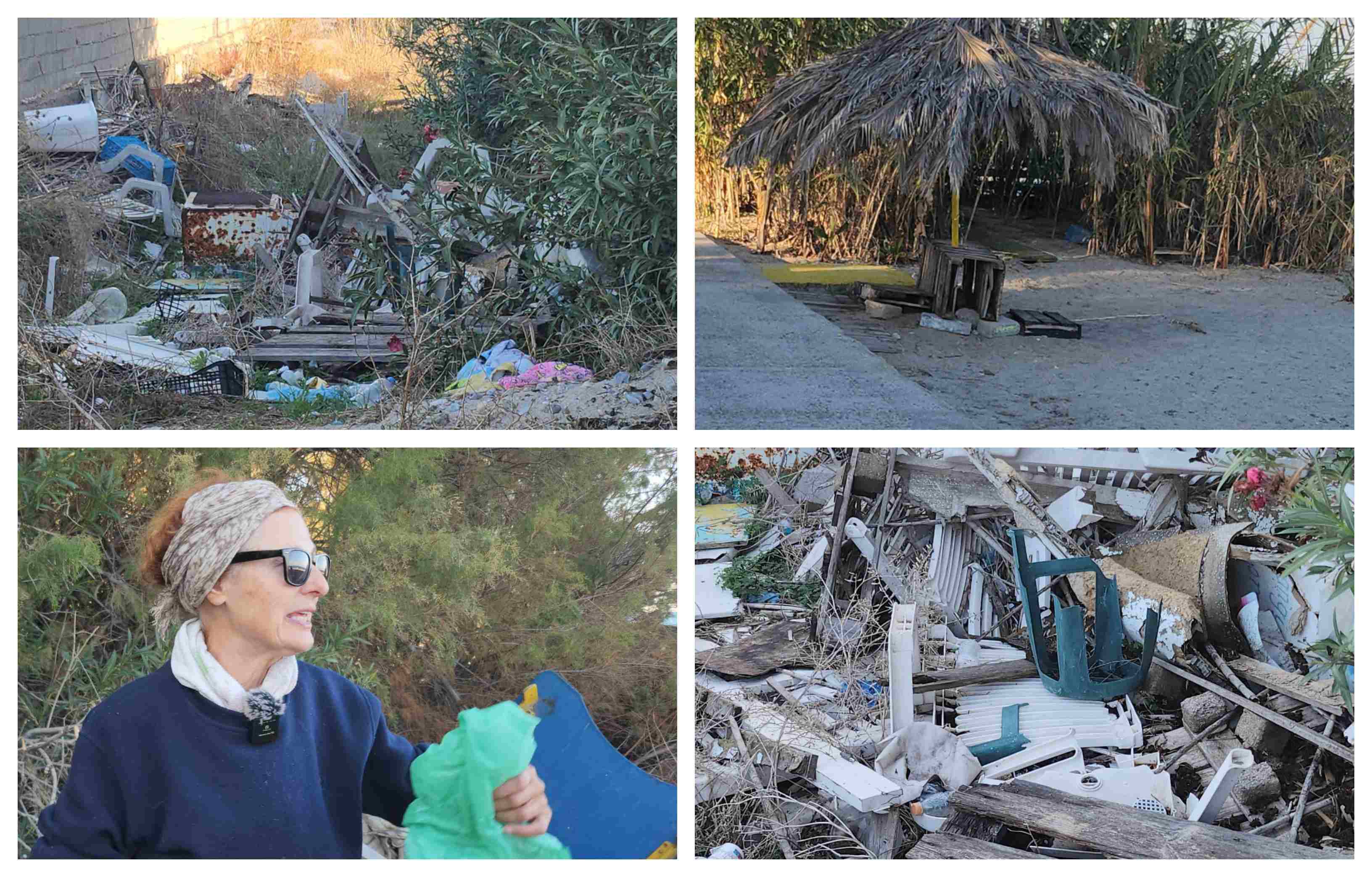 Παράπονα της κ. Μ. Νικολοπούλου για την κατάσταση στην περιοχή της παραλίας στη Λάμπη και τα αδέσποτα