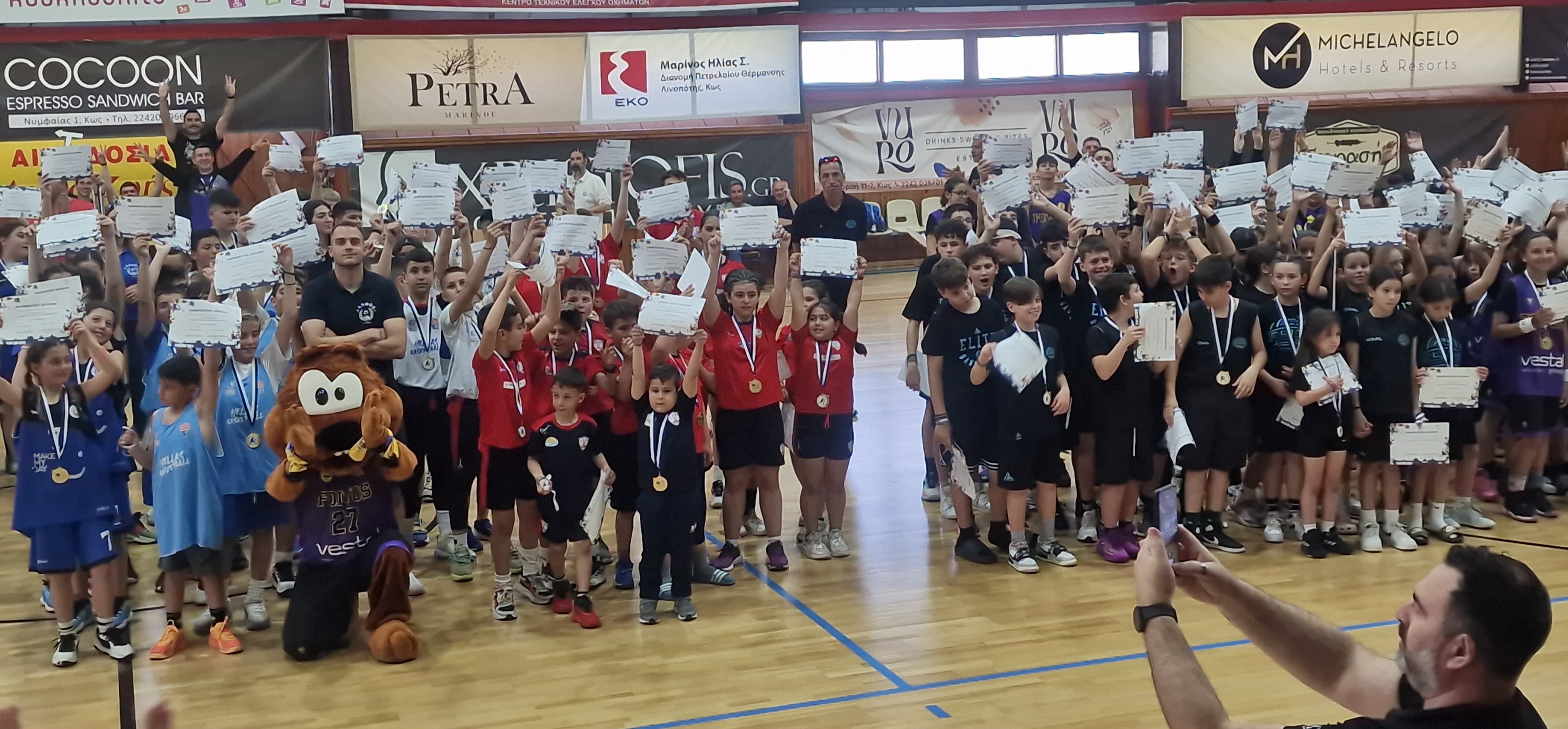 Ευχαριστήριο του Φοίβου Κω για το 4ο εαρινό τουρνουά μπάσκετ