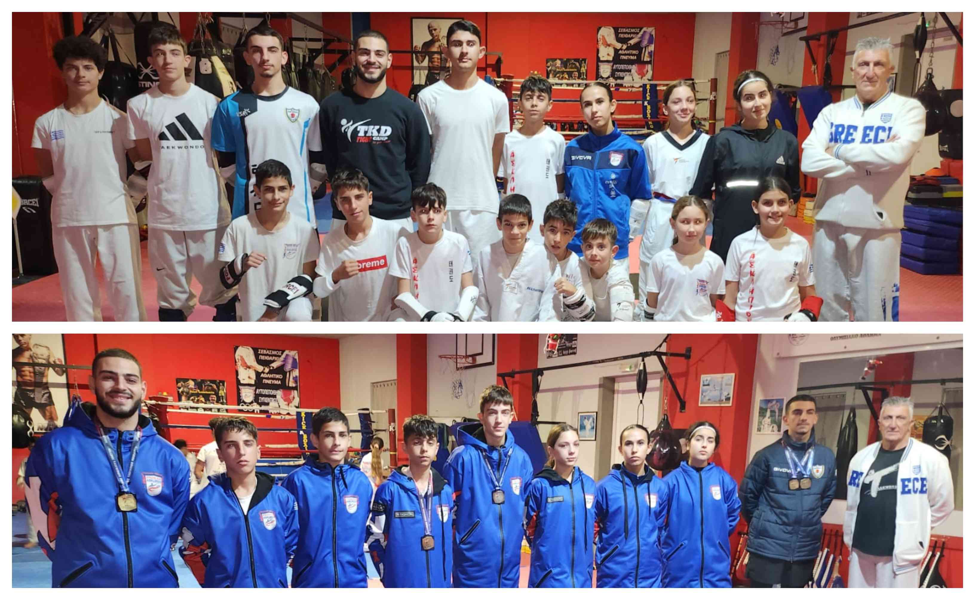 4 χρυσά και 1 ασημένιο μετάλλιο για τους αθλητές του "Ασκληπιού'" στο πανελλήνιο πρωτάθλημα tae kwo do στο ΣΕΦ