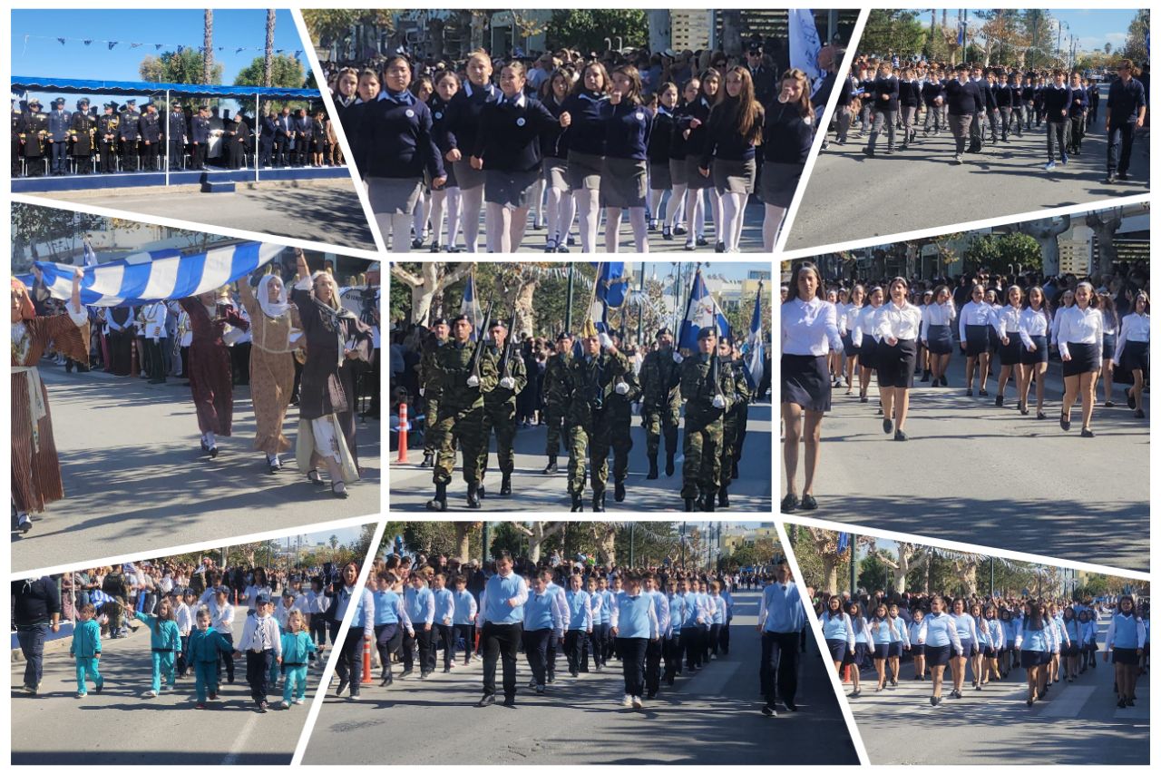 Με λαμπρότητα η παρέλαση της 28ης Οκτωβρίου στην πόλη της Κω