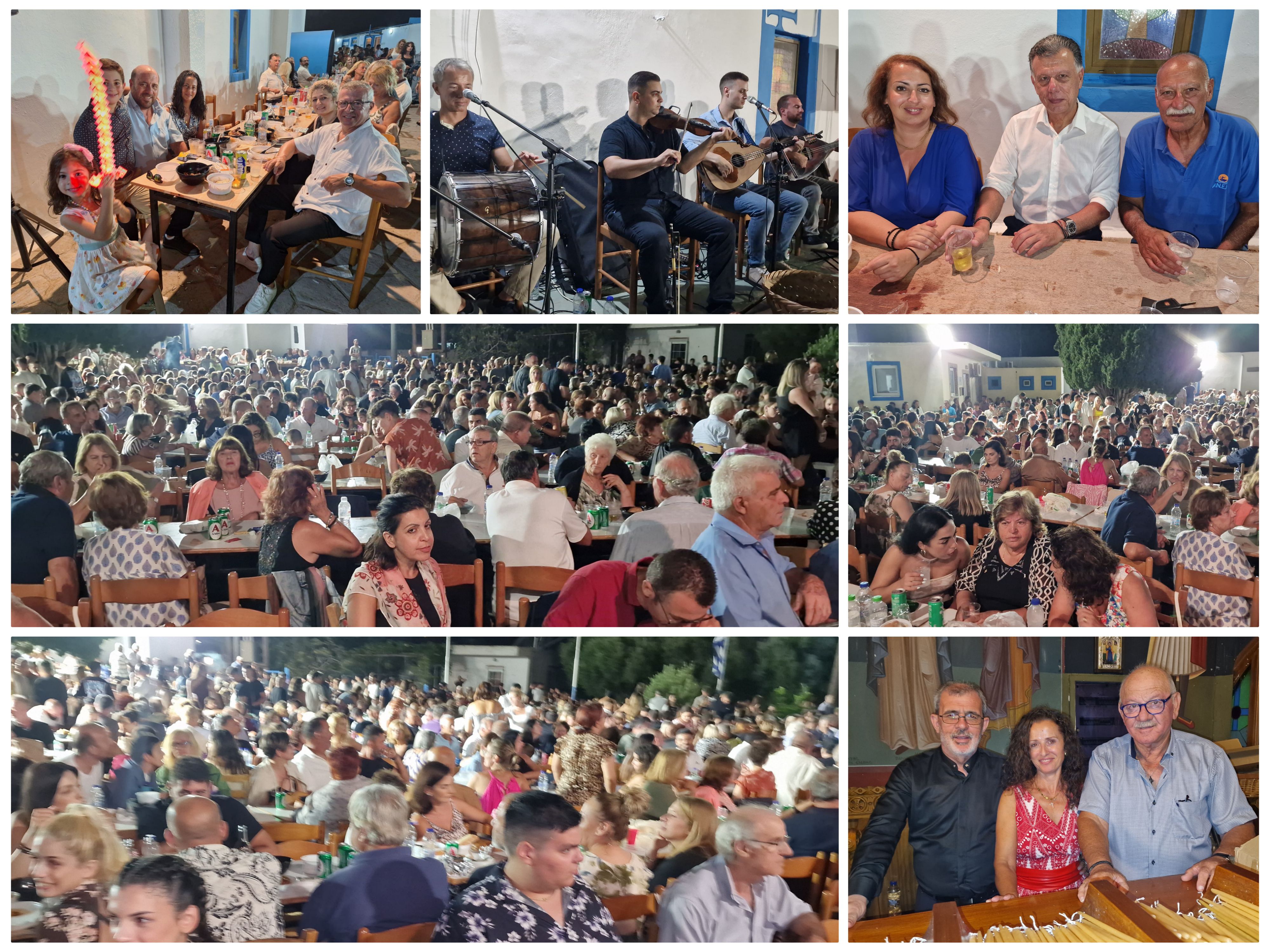 To αδιαχώρητο στο πανηγύρι της Κοιμήσεως της Θεοτόκου στην Αντιμάχεια