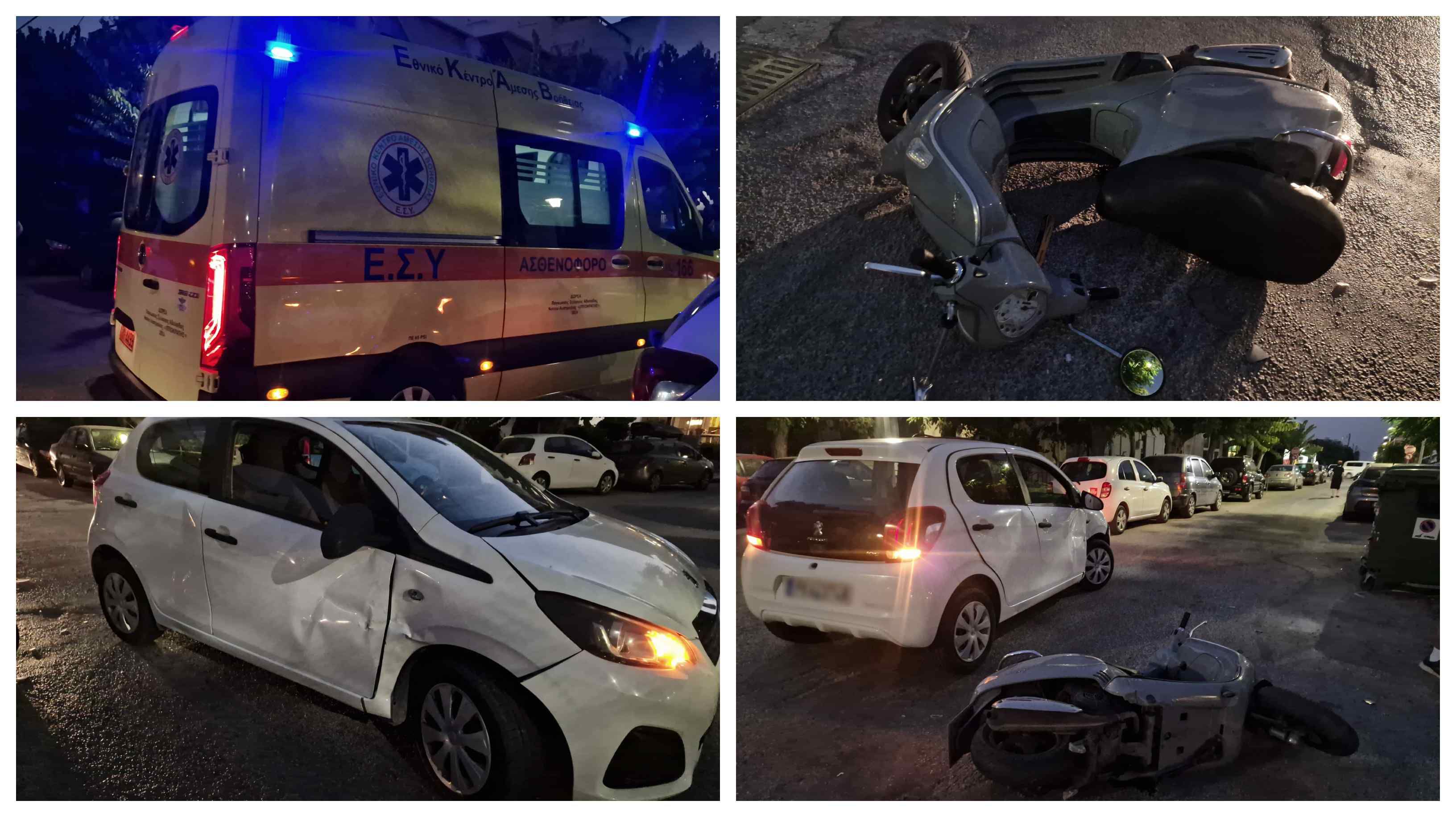 Τροχαίο ατύχημα στην πόλη της Κω: Αυτοκίνητο συγκρούστηκε με δίκυκλο – Στο νοσοκομείο ο οδηγός