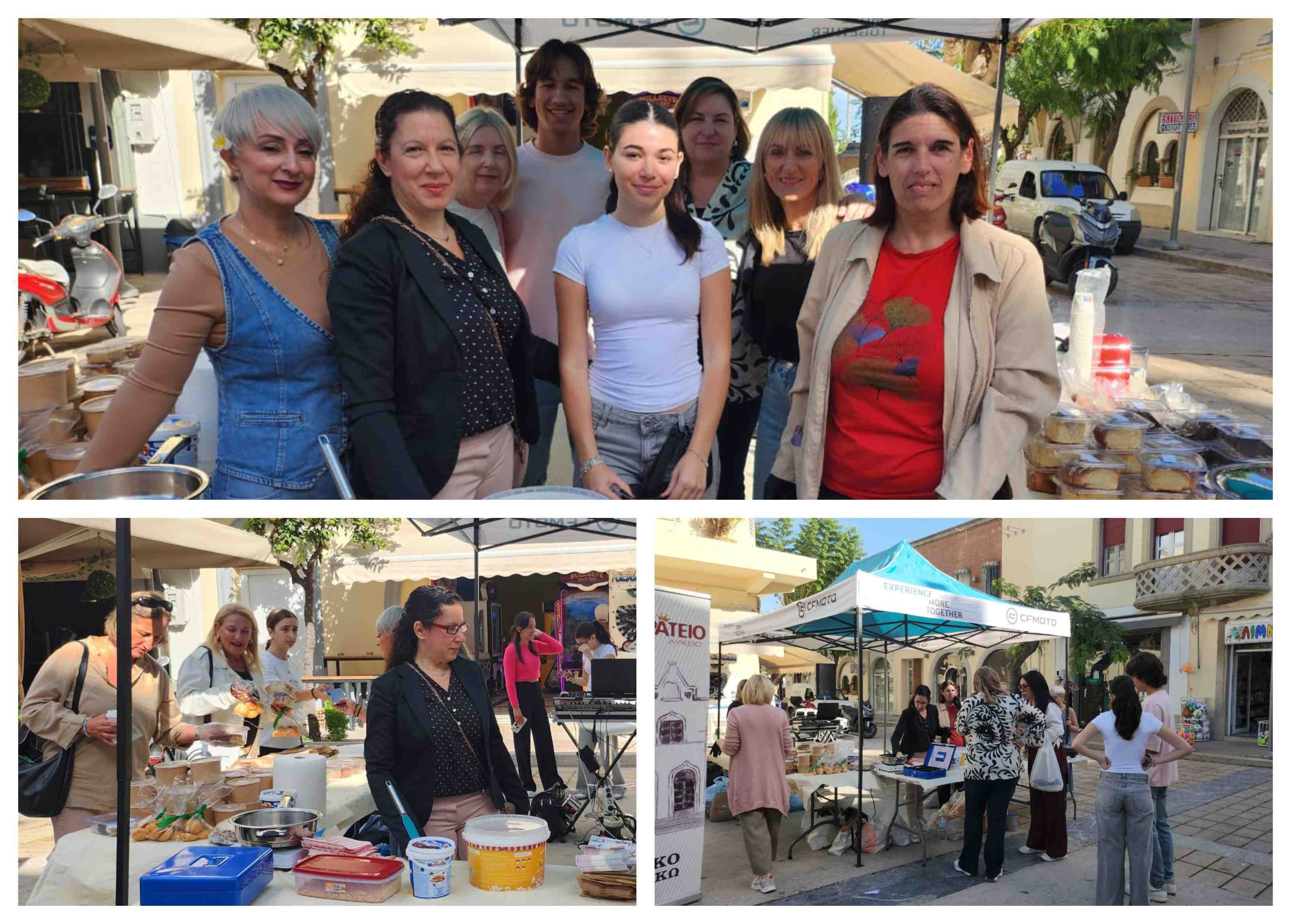 Με σύμμαχο τον καλό καιρό το Street Food του 1oυ Λυκείου Κω στην Πλ. Κονίτσης