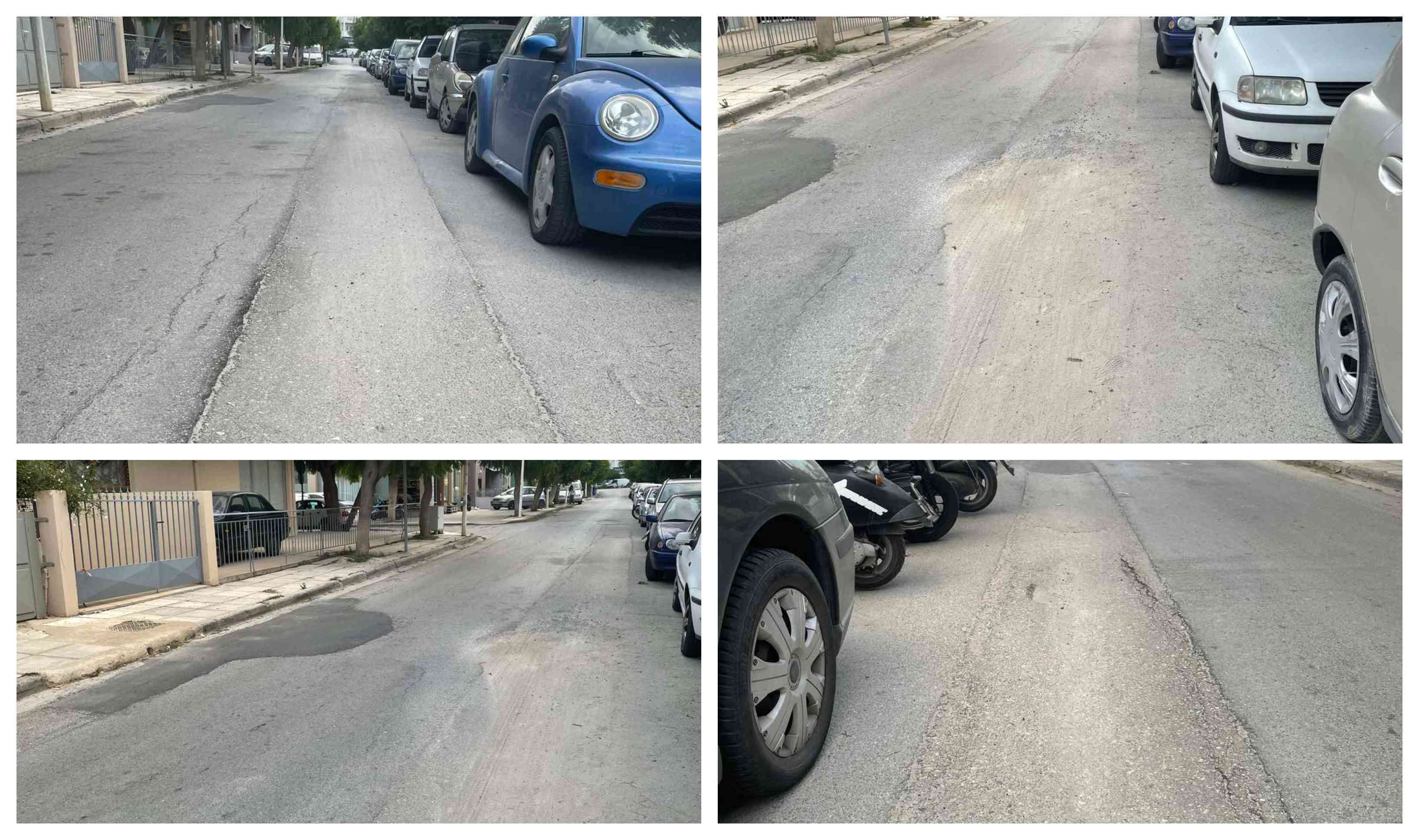 Παράπονα κατοίκων και οδηγών για το επικινδυνο οδόστρωμα στην οδό Σκεύου Ζερβού: Κάντε κάτι πριν γίνει κάποιο σοβαρό ατύχημα