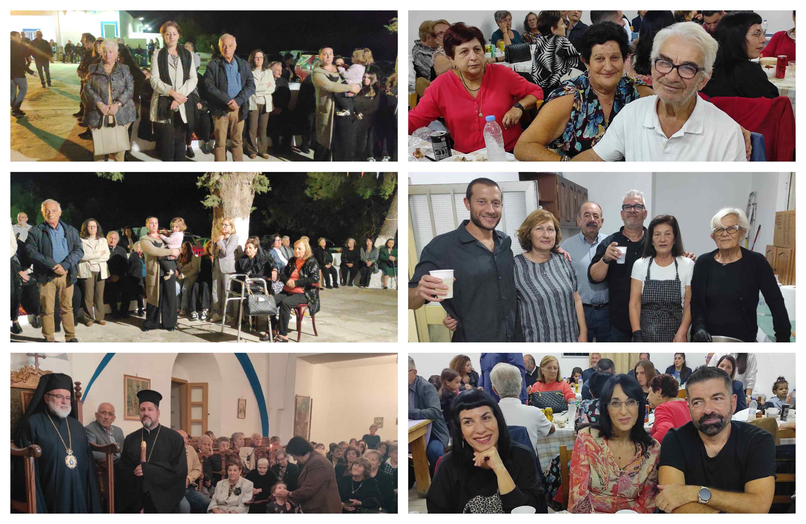 Πλήθος πιστών στον εσπερινό και το πανηγύρι των Αγίων Αναργύρων στην Καρδάμαινα