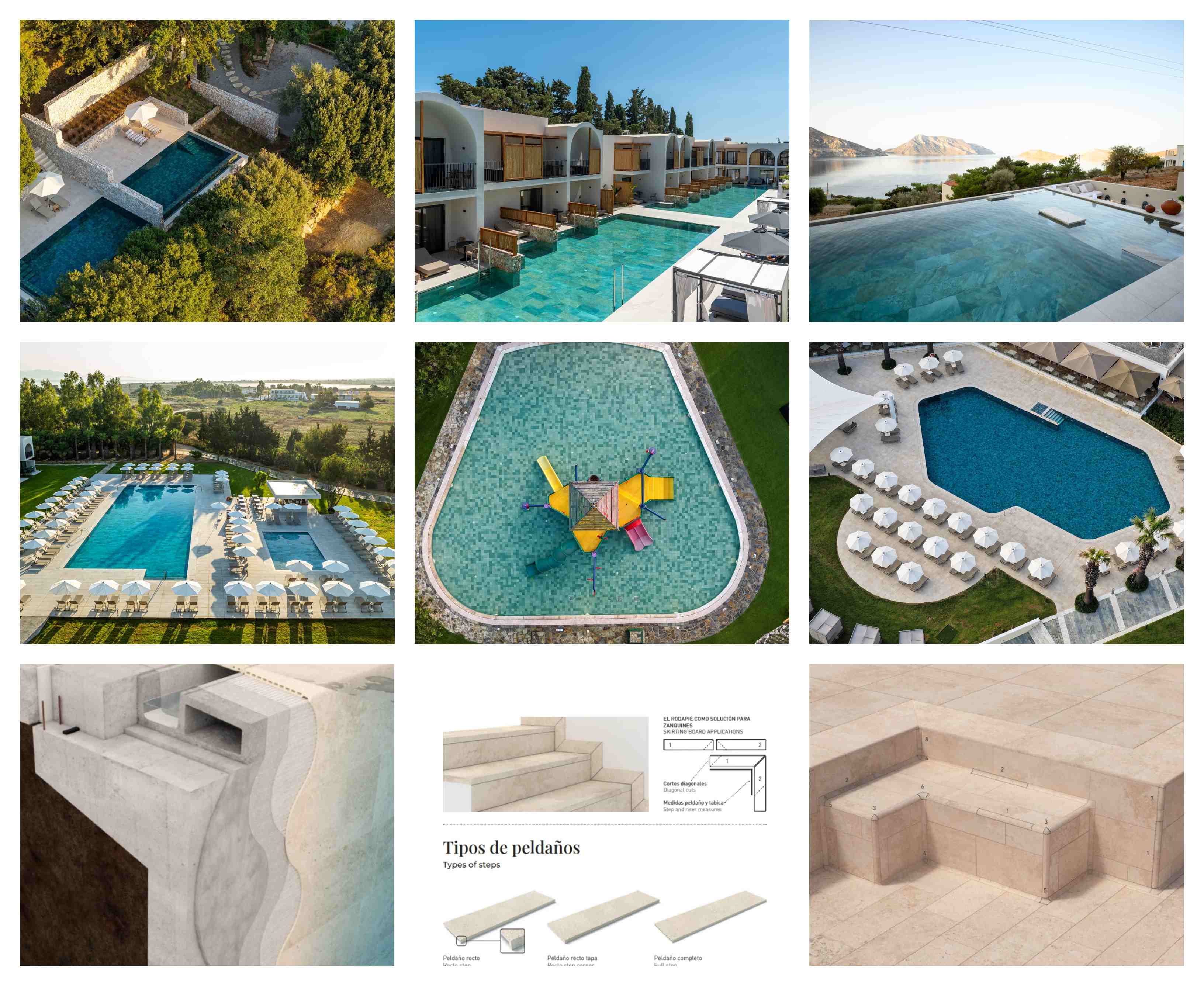 Οι κεραμικές επιφάνειες που μεταμορφώνουν τις πισίνες της Κω