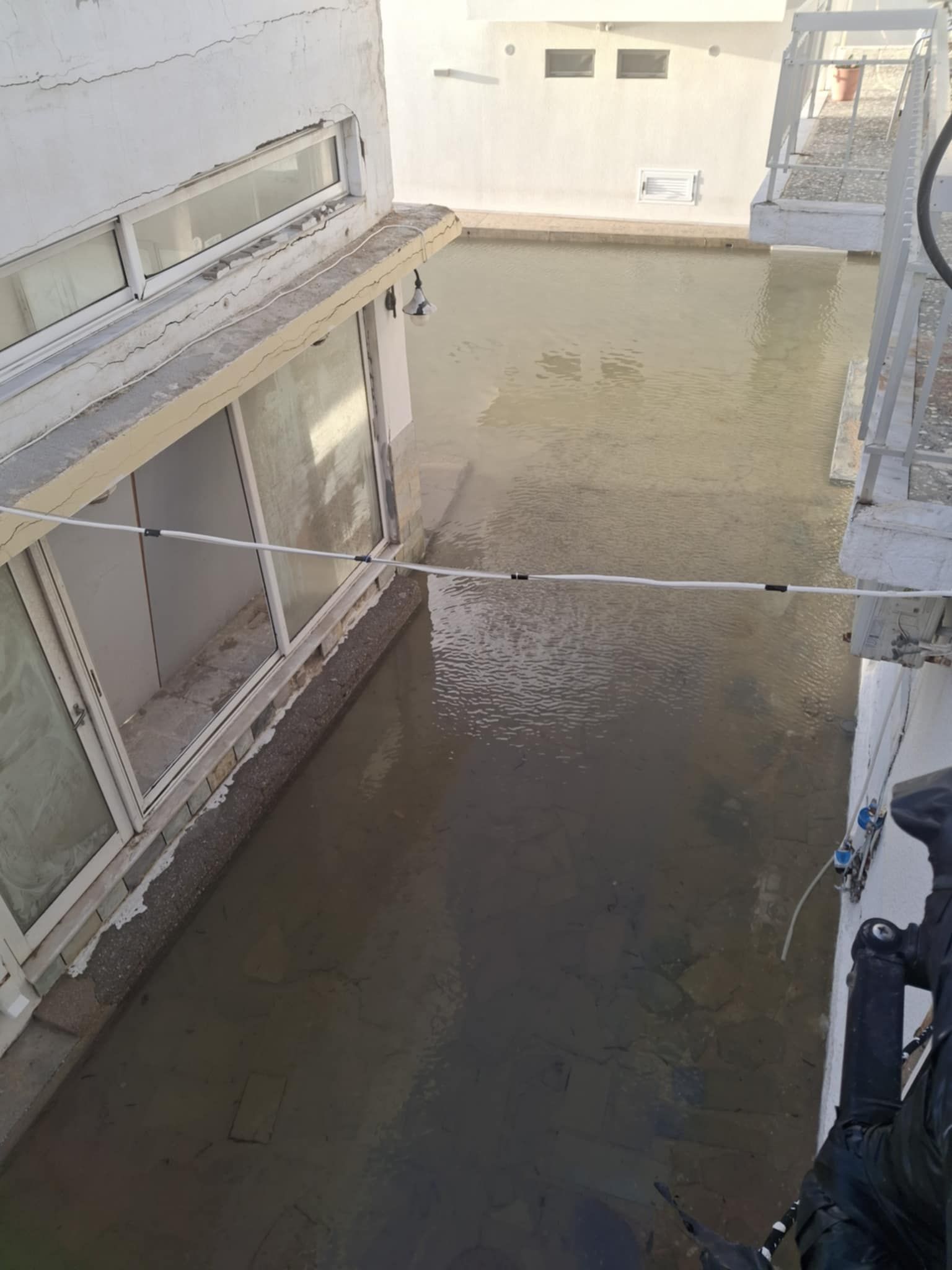 Προβλήματα στην Καρδάμαινα από την έντονη βροχόπτωση